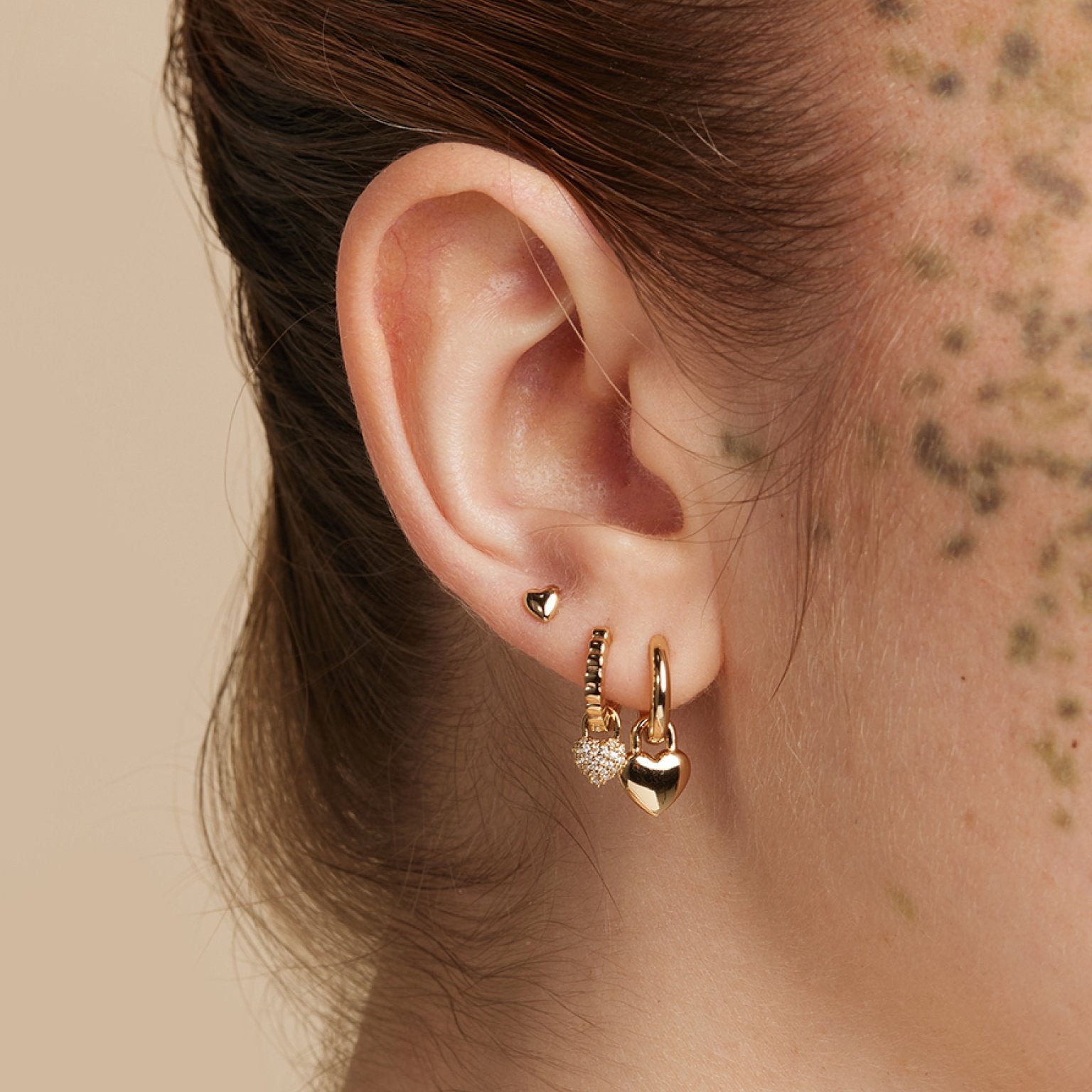 Lobe Piercing Jewellery, 14ct Solid Gold