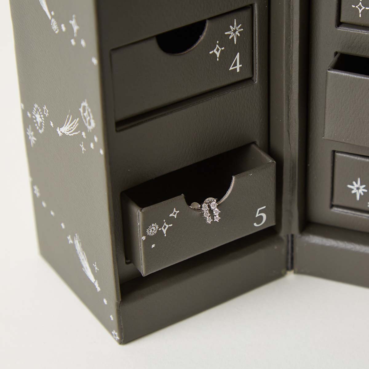 12 Day Advent Calendar in Silver