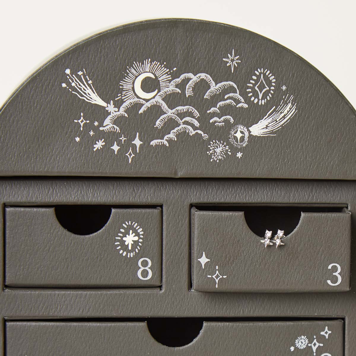12 Day Advent Calendar in Silver