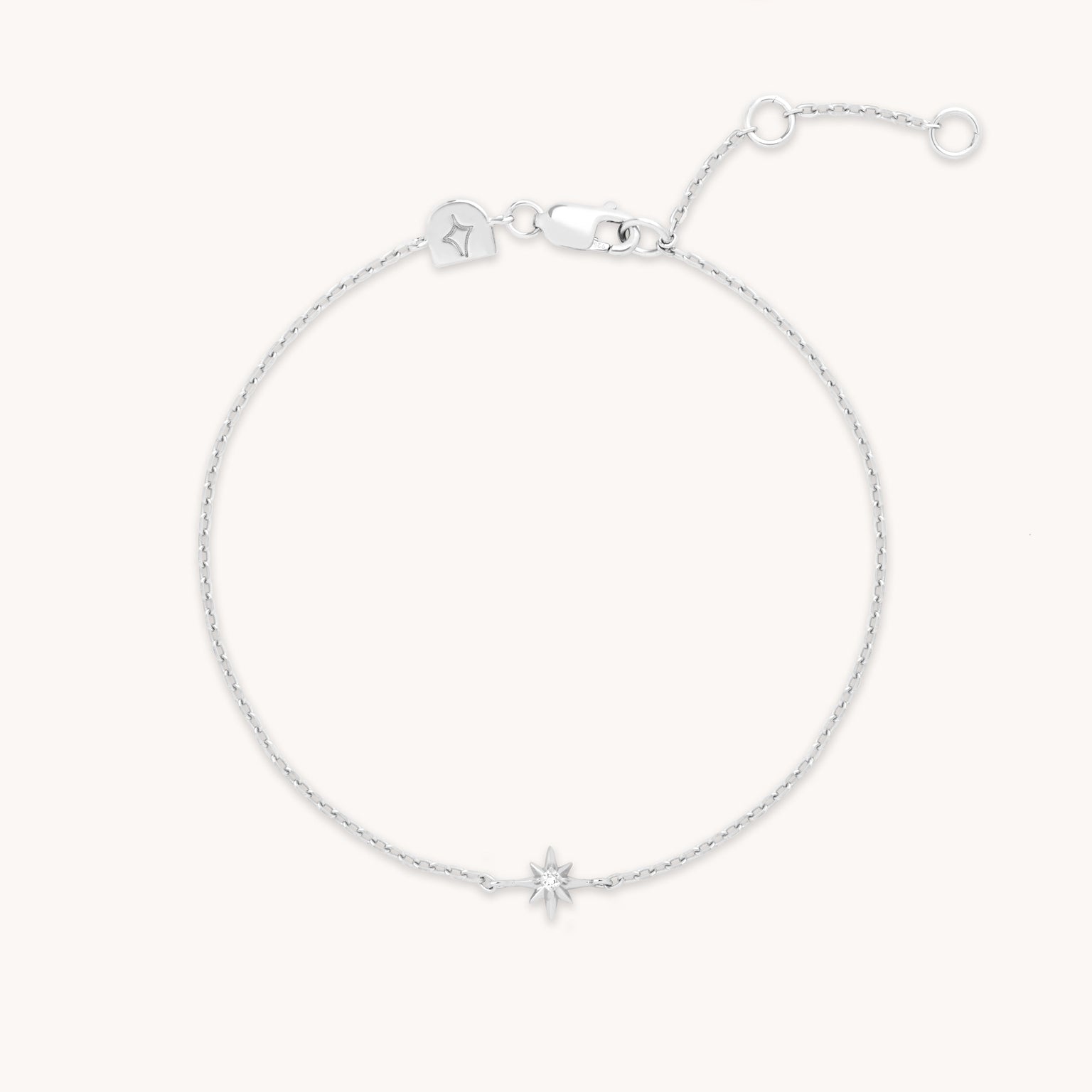 Shooting Star Charm Bracelet in Silver