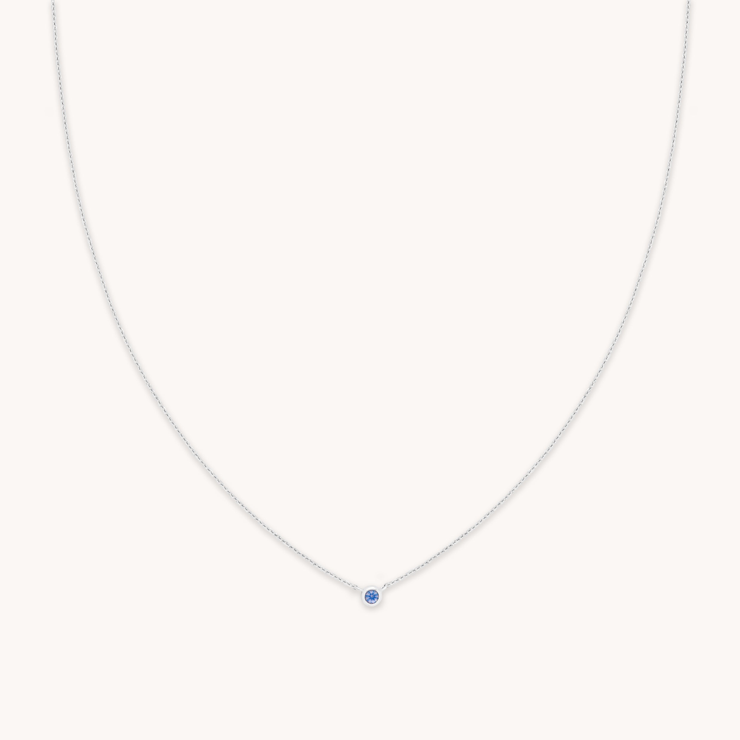 Opal Pendant Necklace in Silver