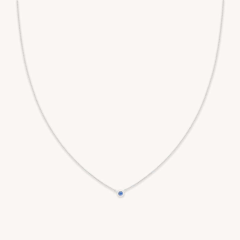 Opal Pendant Necklace in Silver