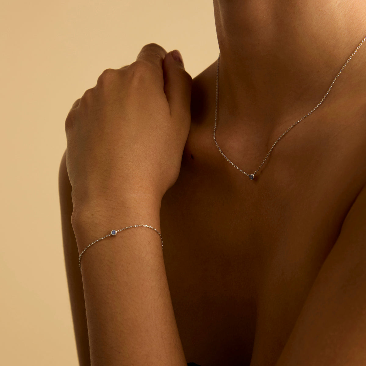 Opal Pendant Necklace in Silver