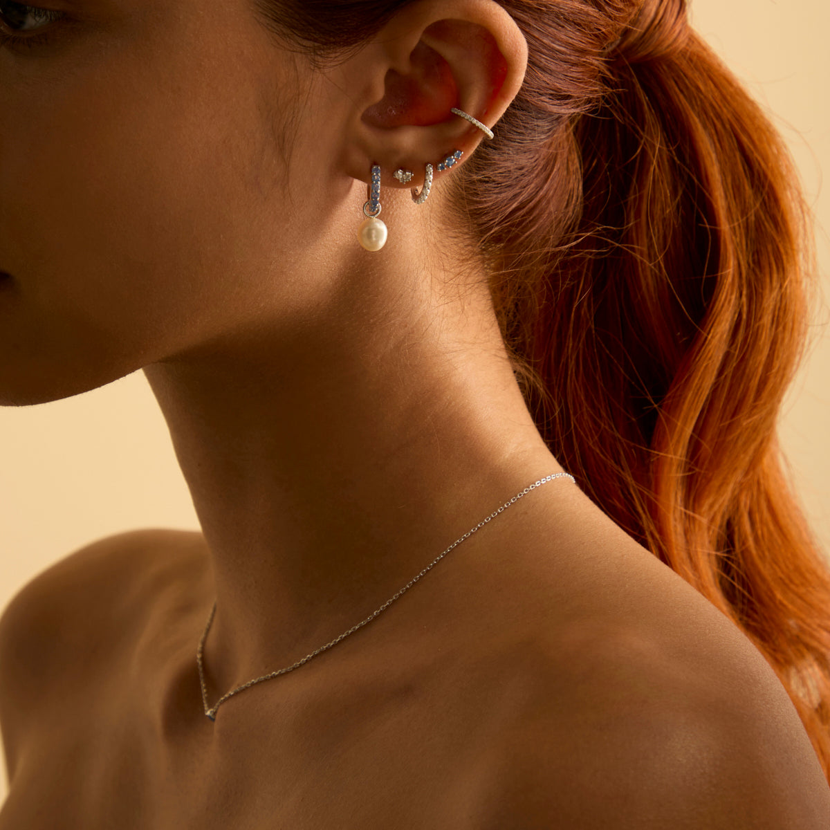 Opal Pendant Necklace in Silver