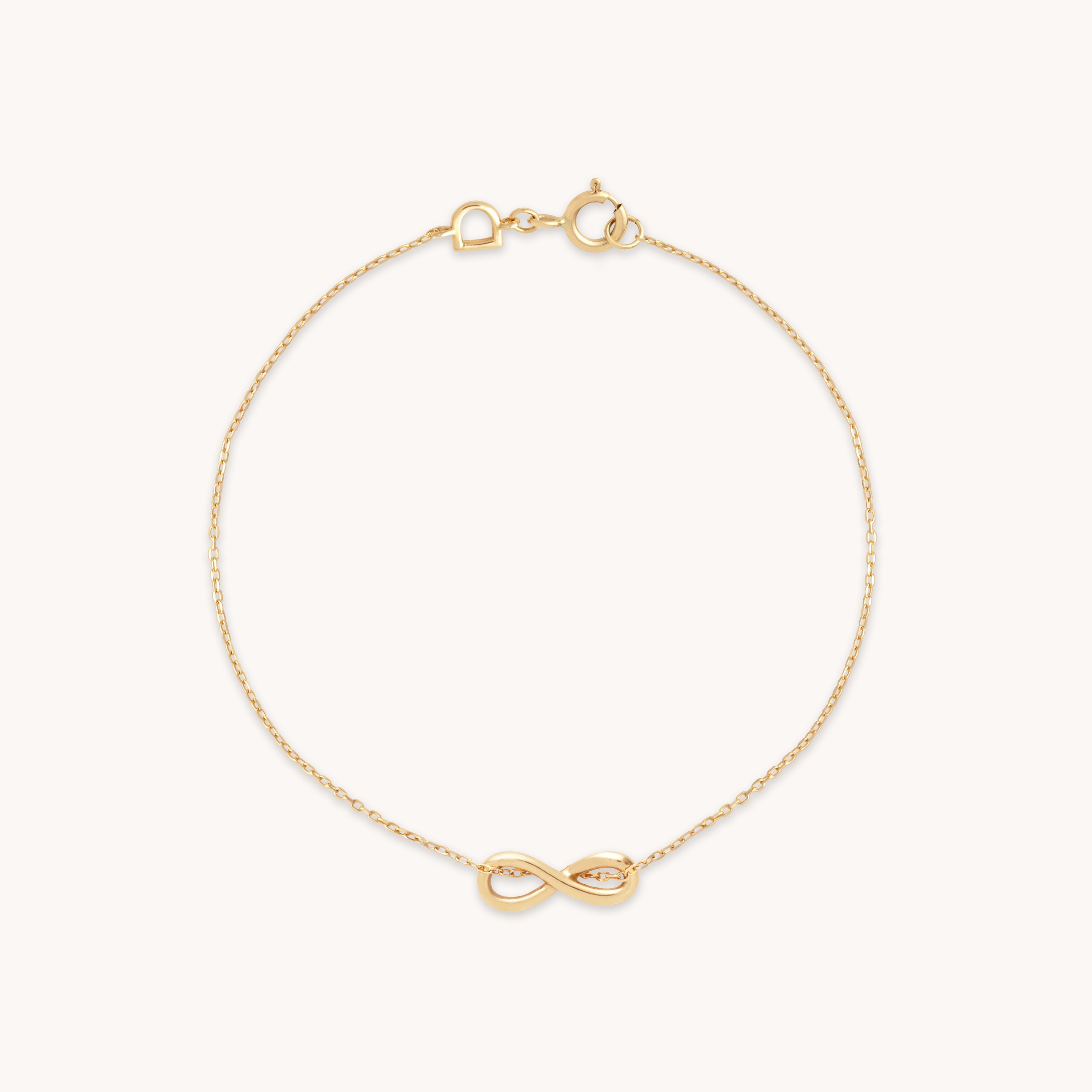 Infinite Charm Bracelet in Solid Gold