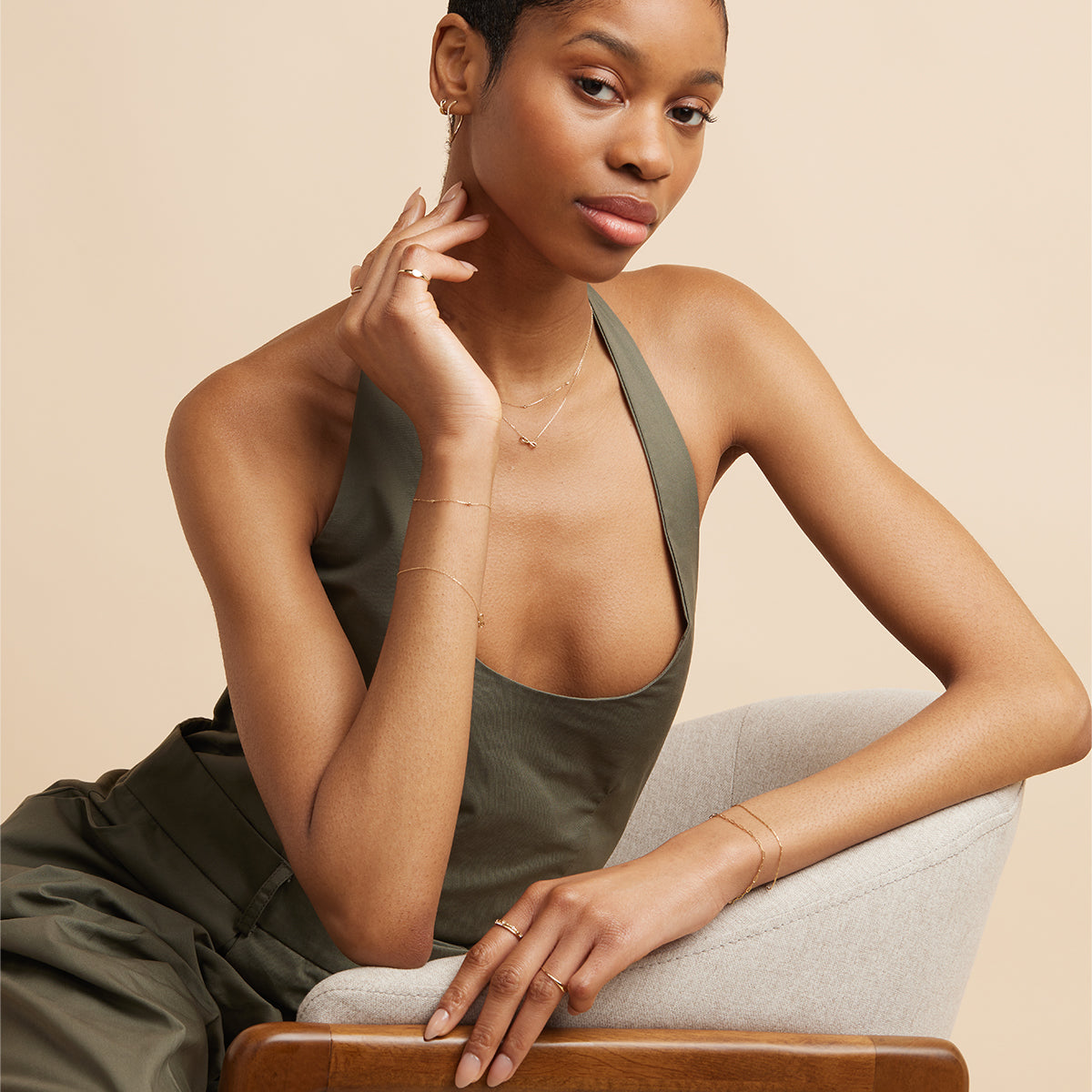 Infinite Huggies in Solid Gold