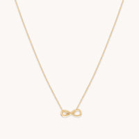Infinite Pendant Necklace in Solid Gold