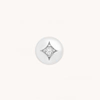A&M Junior Collection - Cosmic Click Charm in 9k White Gold - Click Charm - Astrid & Miyu