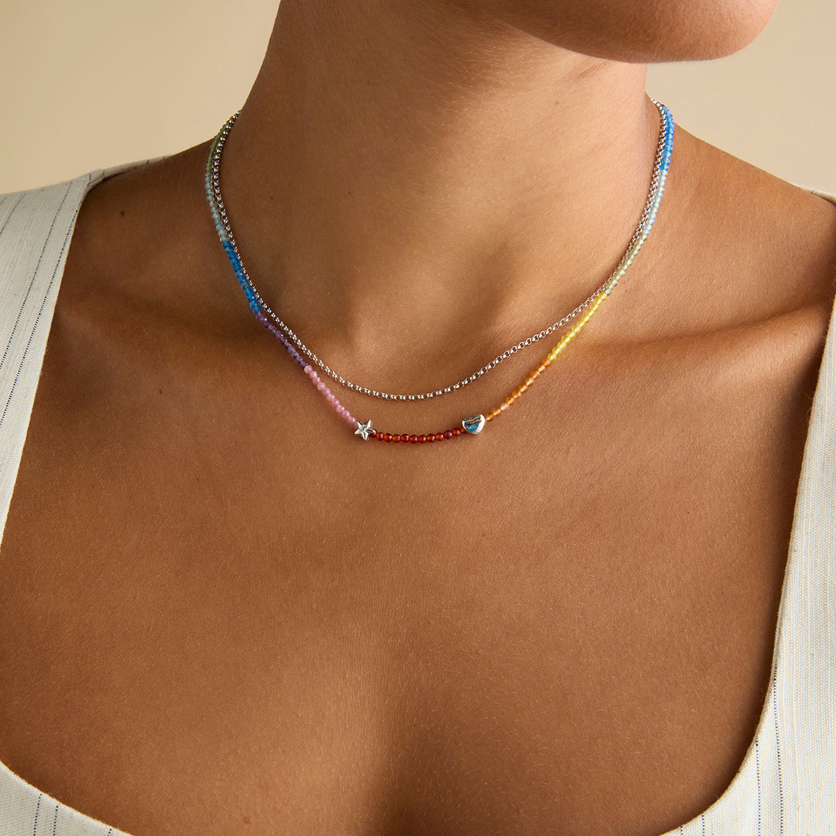 A&M Junior Collection - Star Click Charm in 9k White Gold - Click Charm - Astrid & Miyu