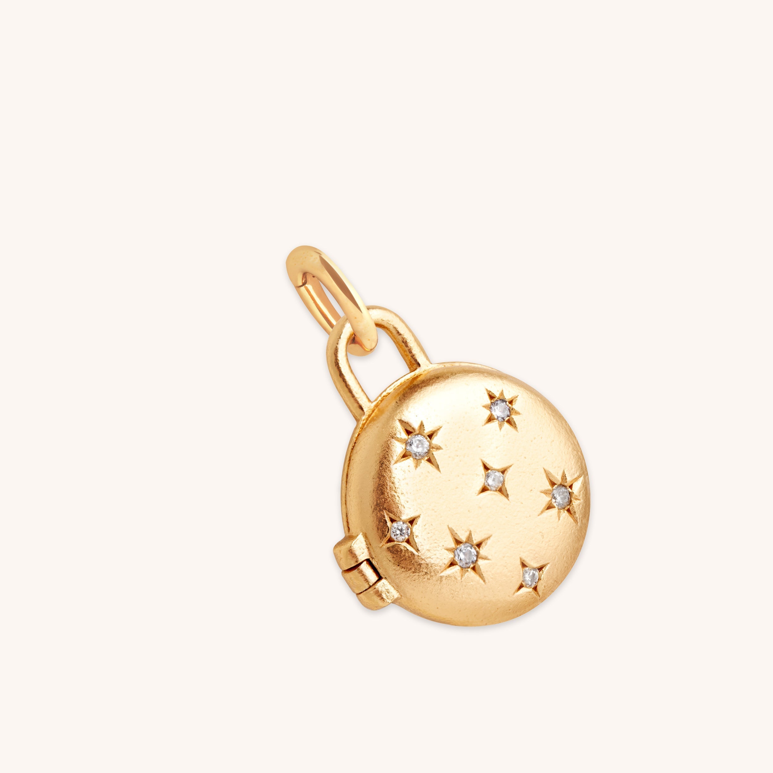 Cosmic Locket Clip Charm in Gold