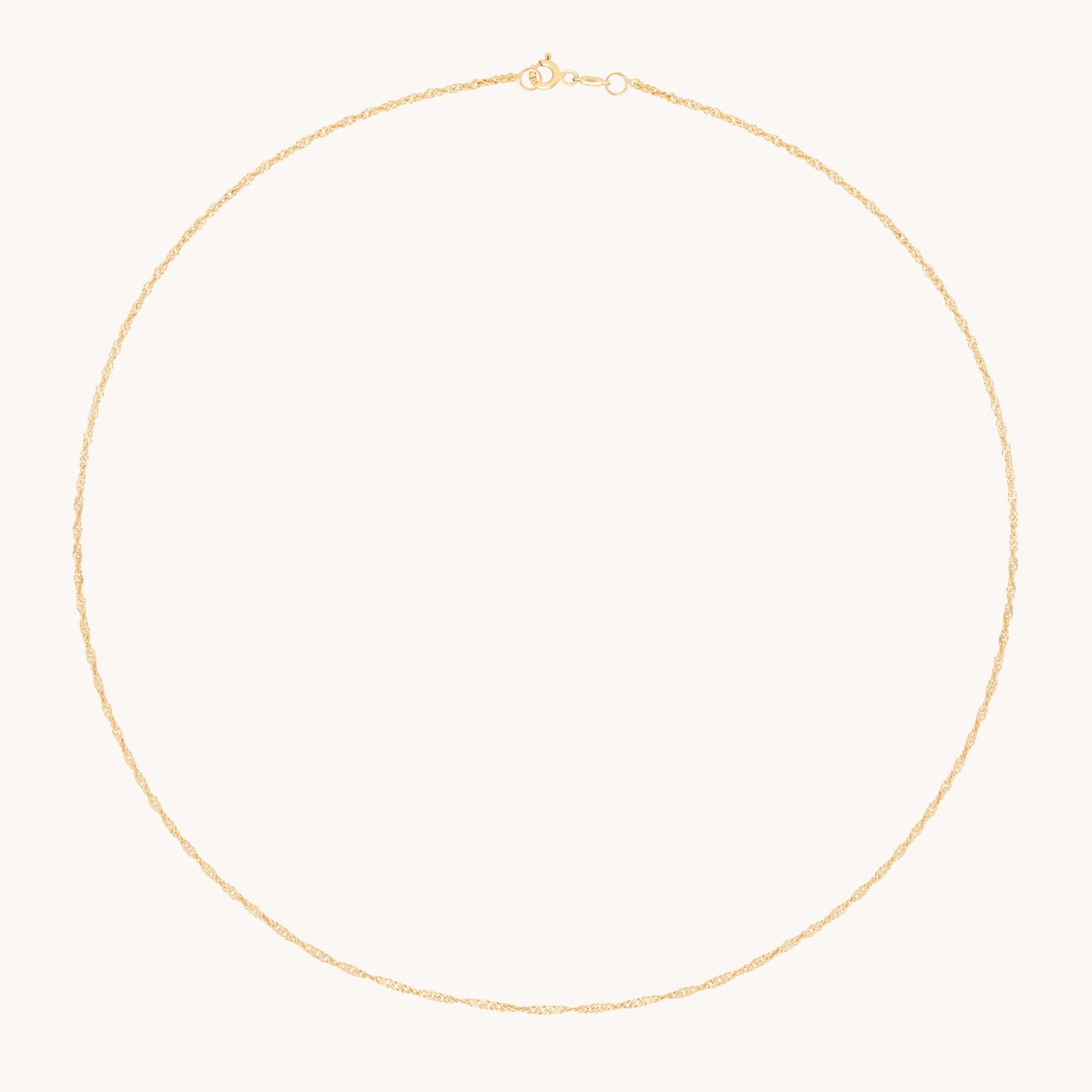 Bold Astrid Chain Necklace in Solid Gold