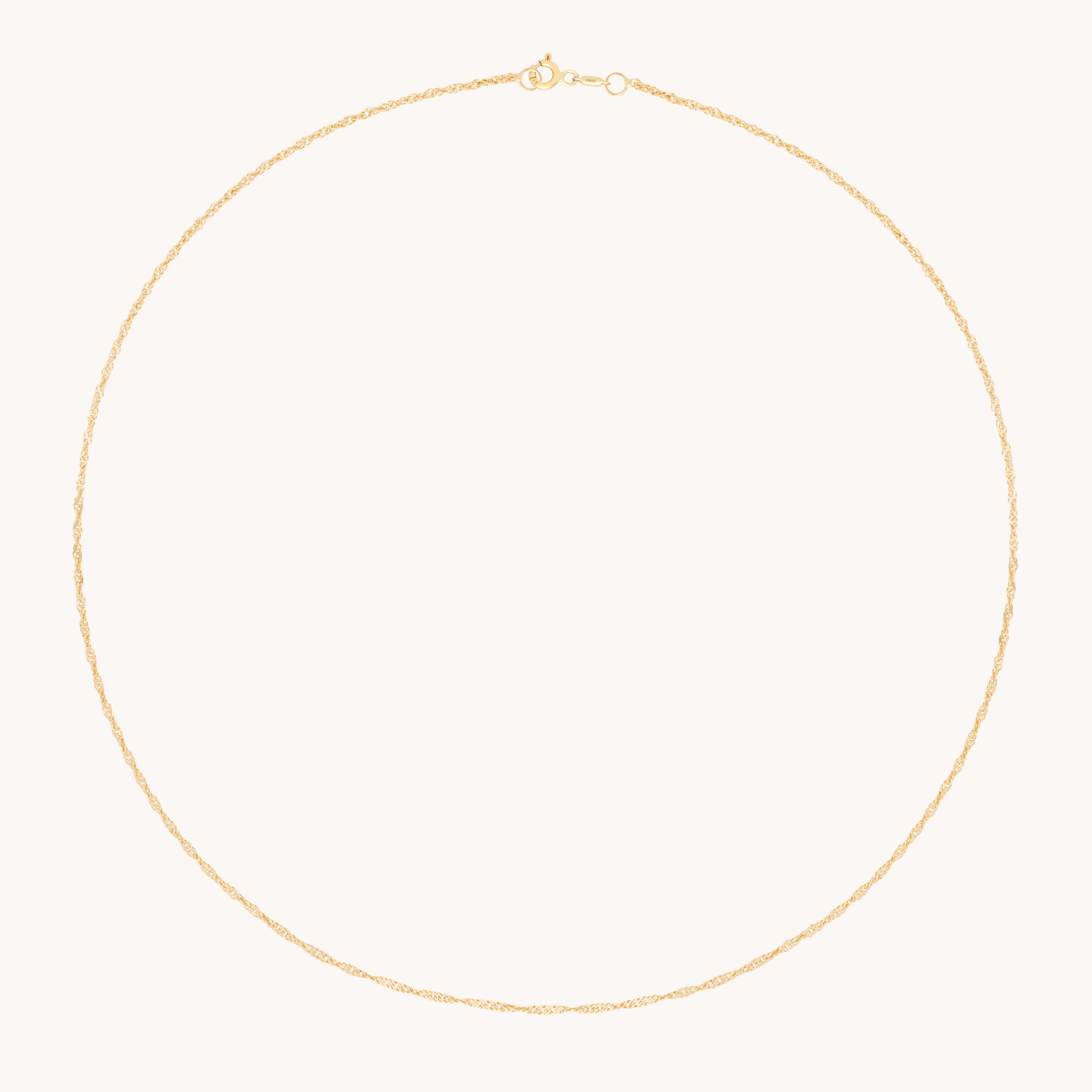 Bold Astrid Chain Necklace in Solid Gold