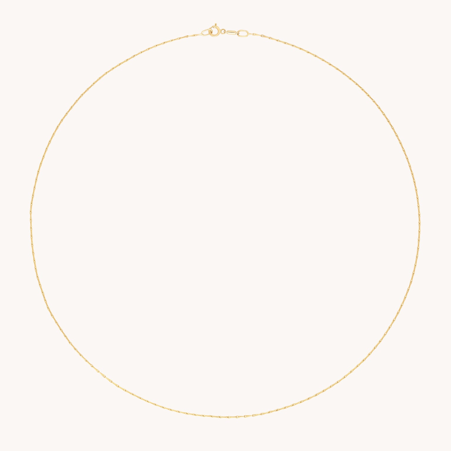 Marylebone Story Chain Necklace in Solid Gold