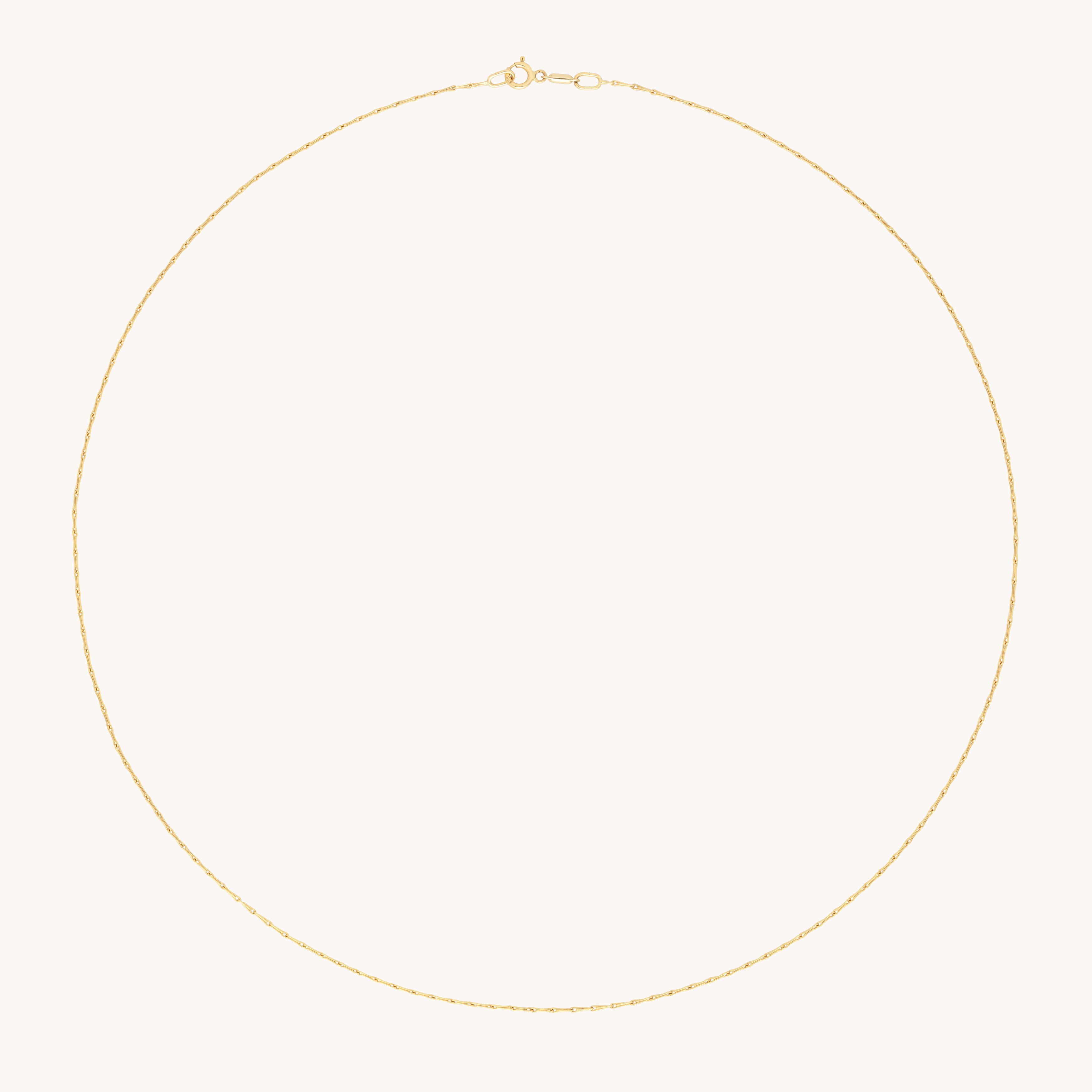 Marylebone Story Chain Necklace in Solid Gold
