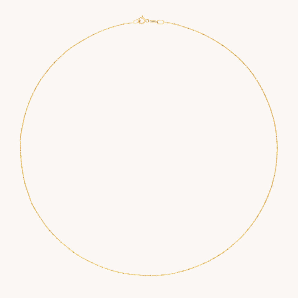 Marylebone Story Chain Necklace in Solid Gold