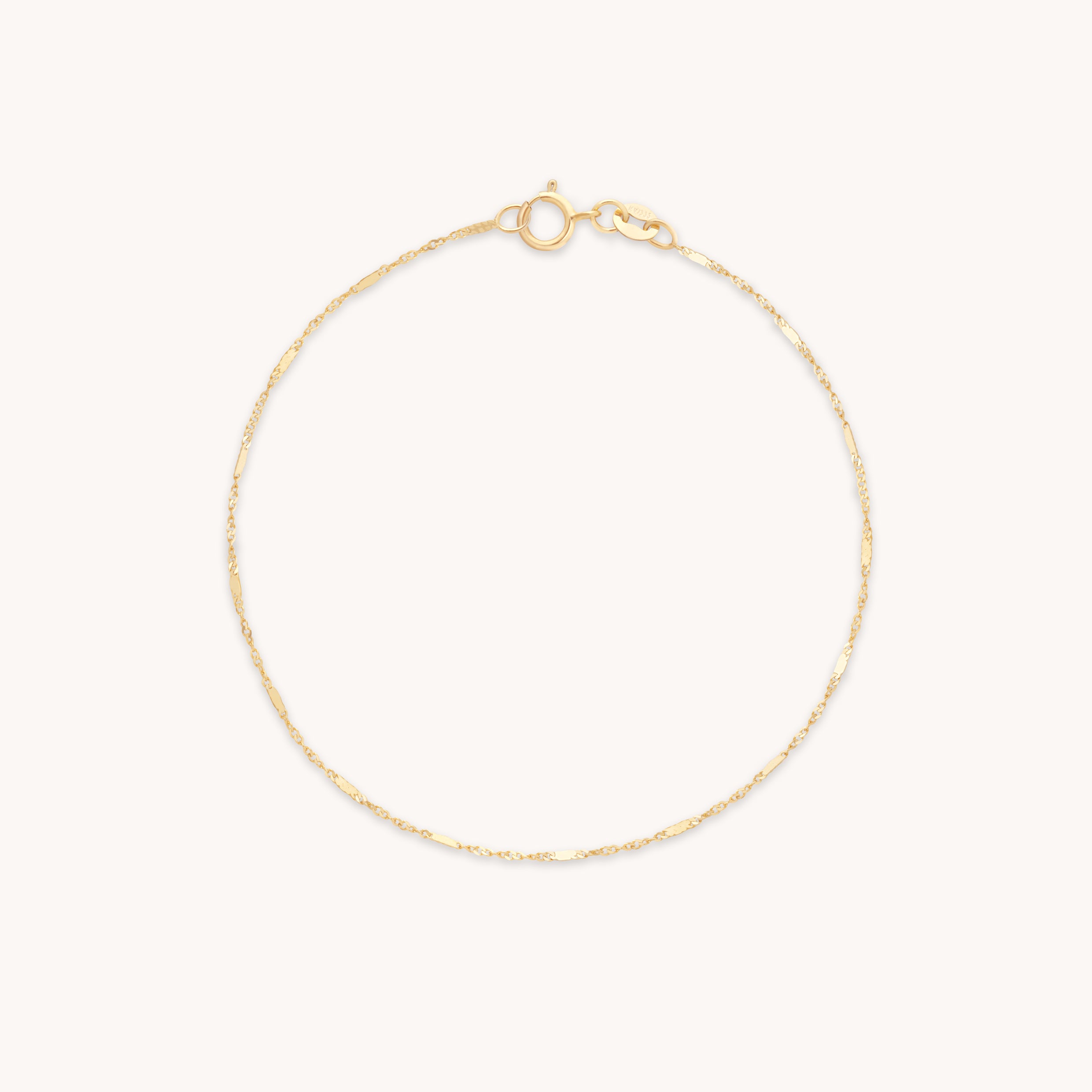 Astrid Chain Bracelet in Solid Gold