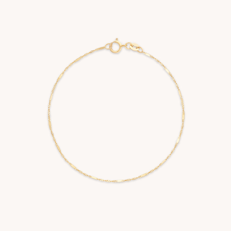 Astrid Chain Bracelet in Solid Gold