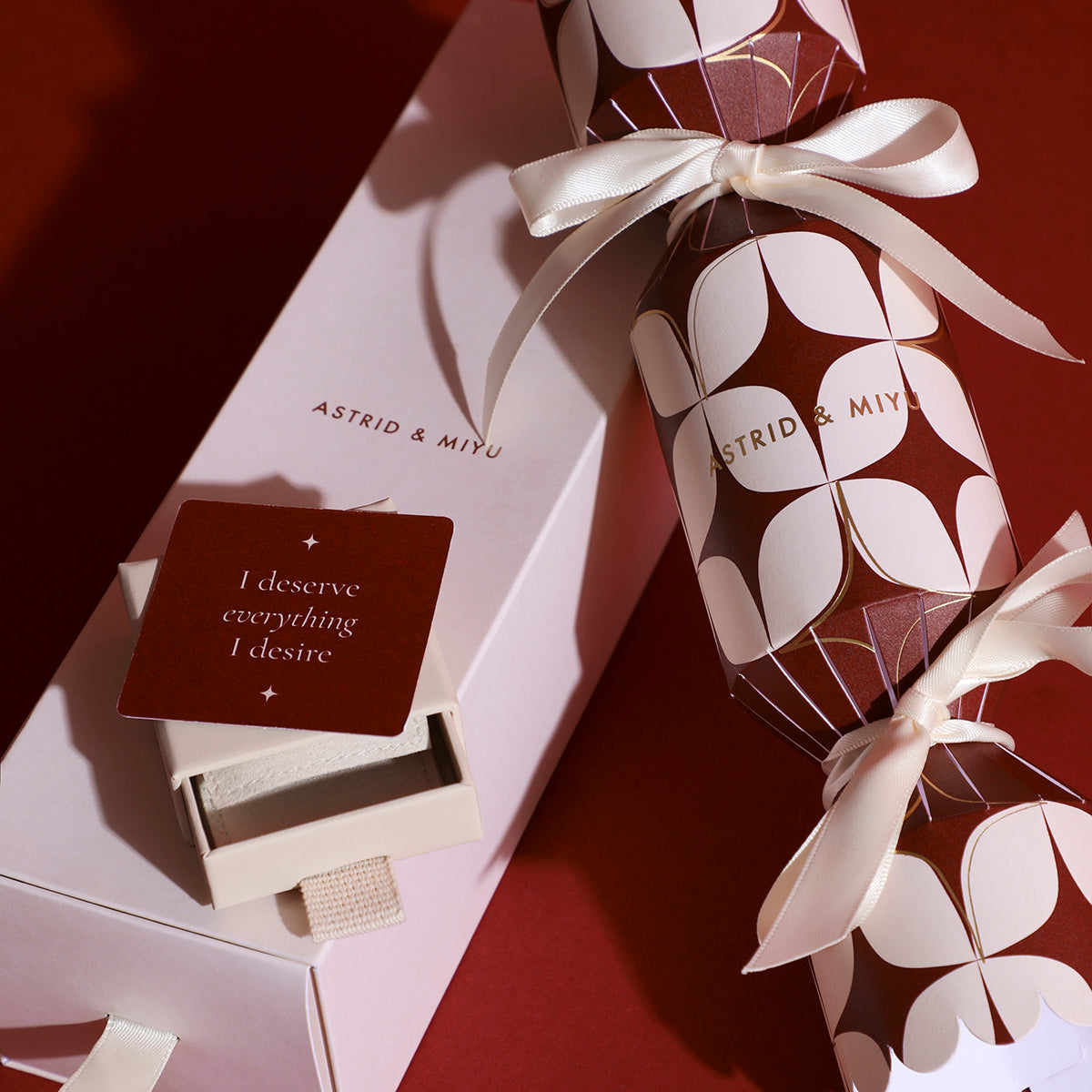 Crescent Moon Studs Cracker in Gold