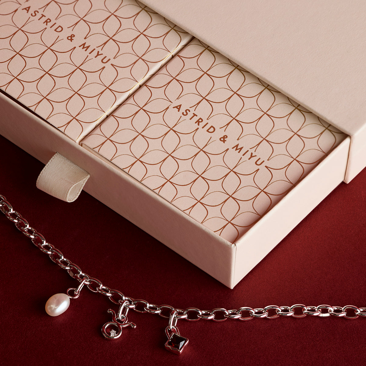 Chelsea Necklace Charming Gift Set in Silver