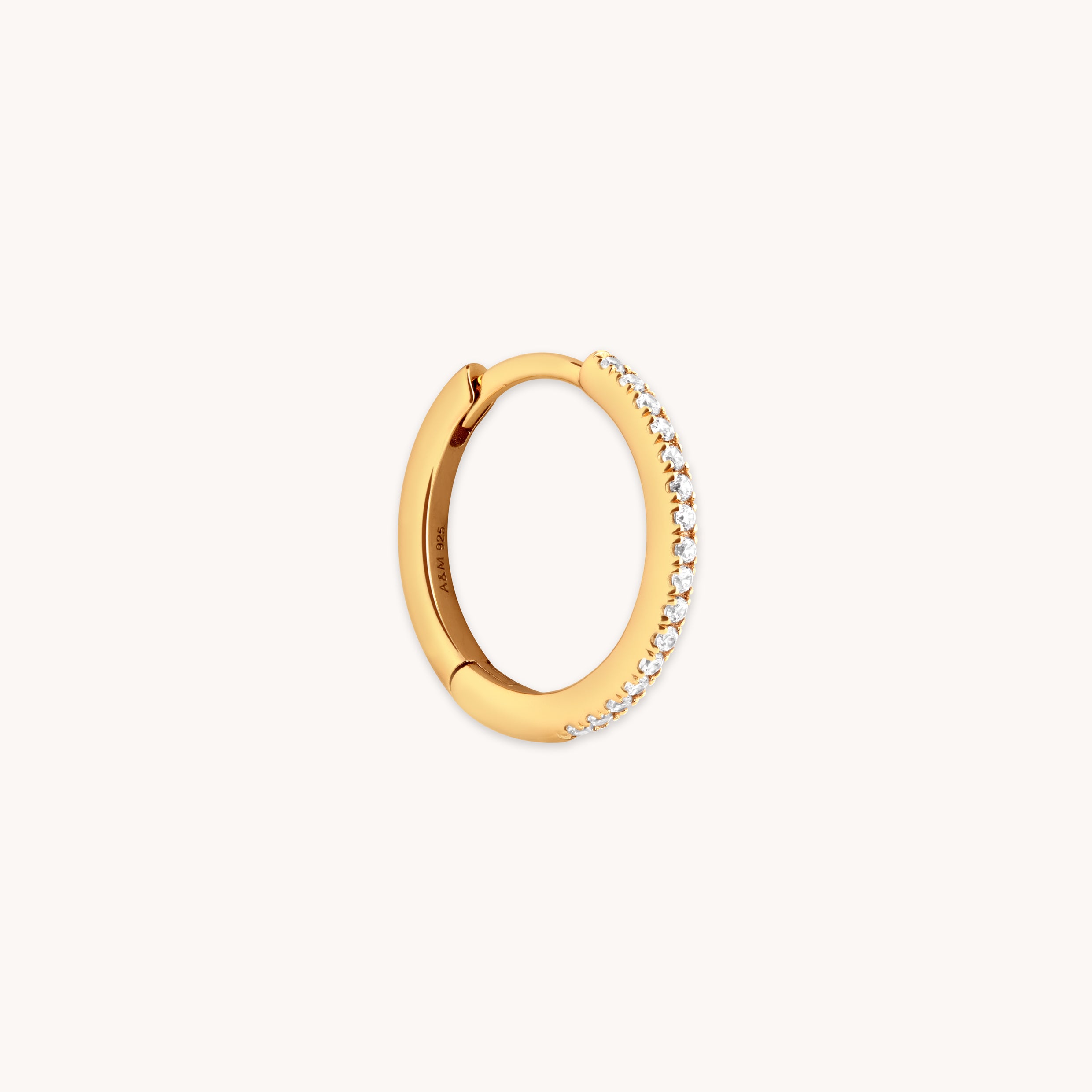 Jewelled Hoop in Gold