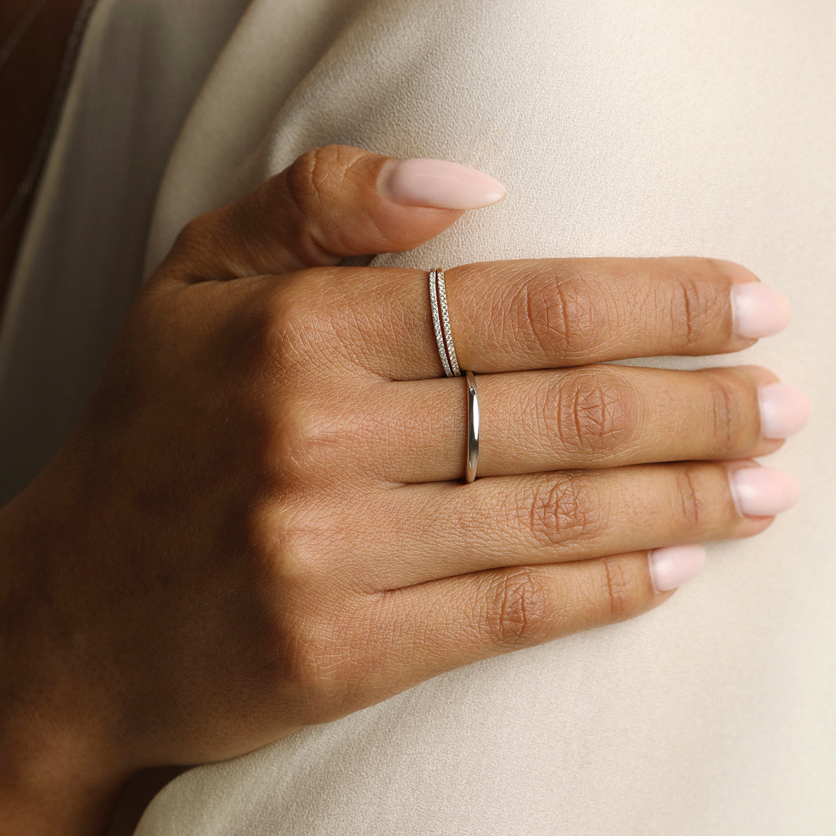 Diamond Eternity Ring in Solid Gold