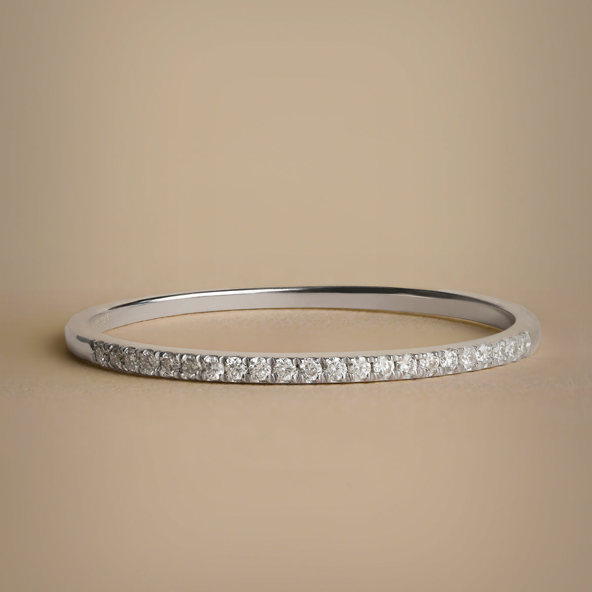 Diamond Eternity Ring in Solid White Gold