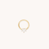 Marquise Cluster Daith Ring
