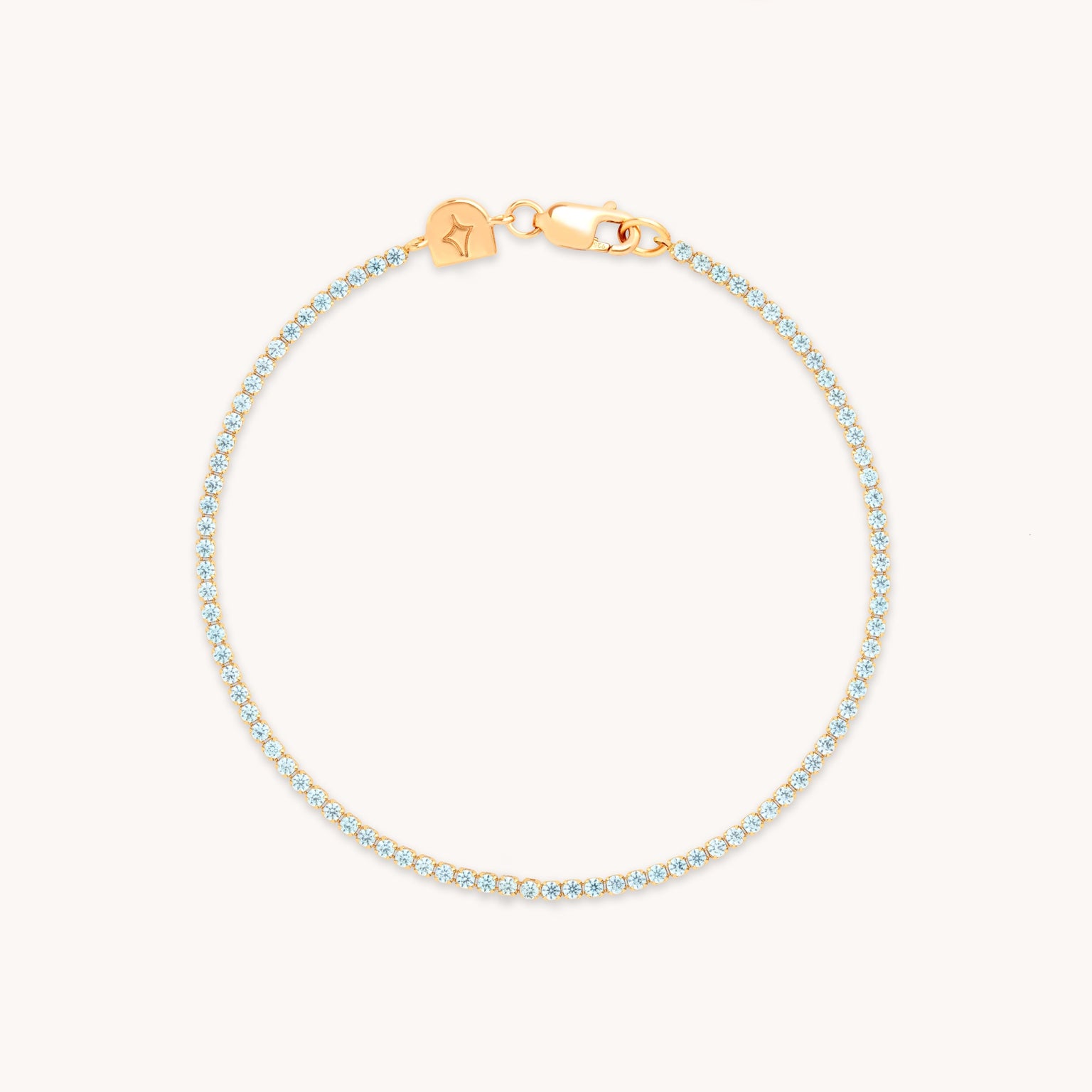 Blue Tennis Bracelet-Astrid & Miyu