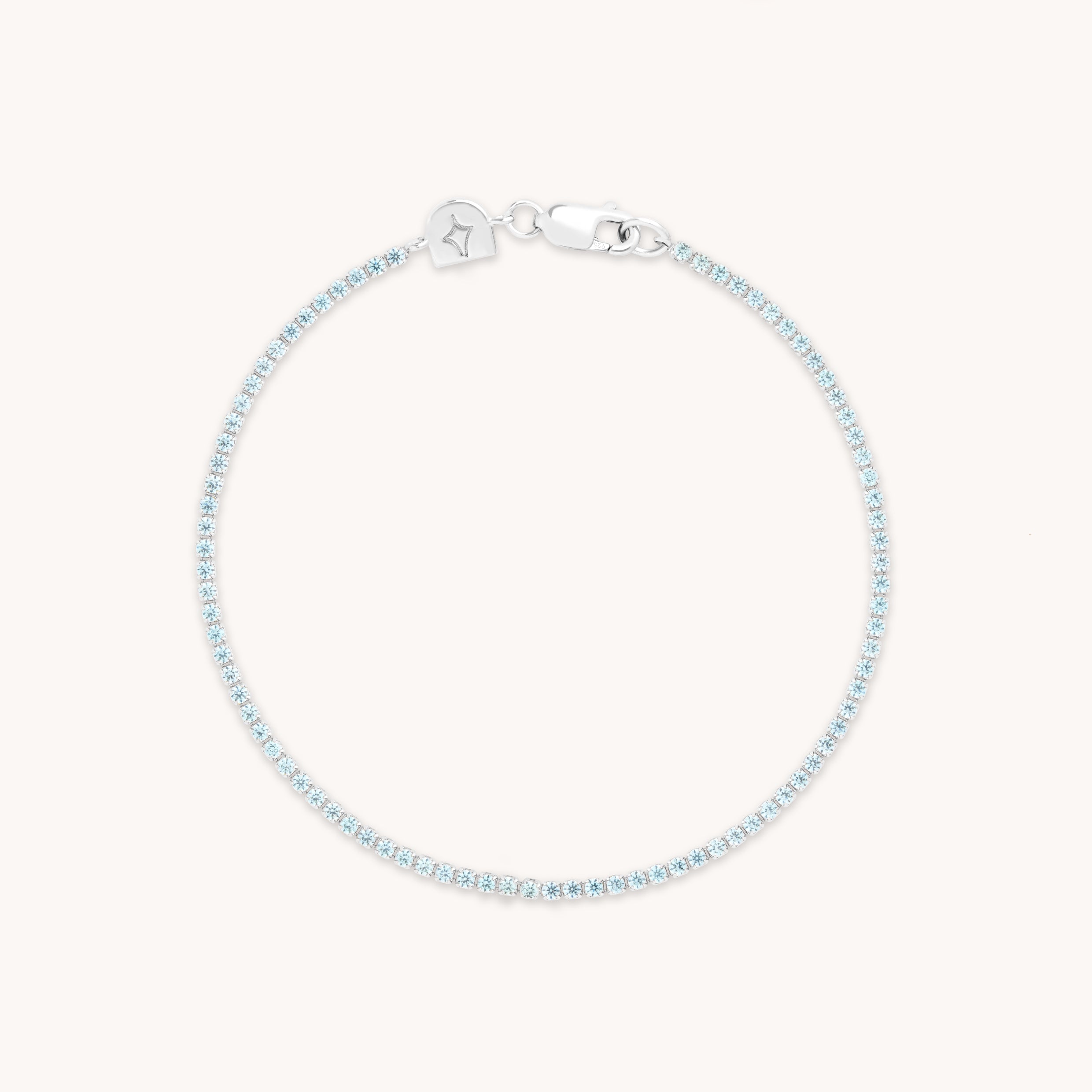 Blue Tennis Bracelet-Astrid & Miyu