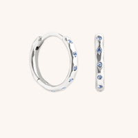 Molten Texture Opal Hoops-Astrid & Miyu