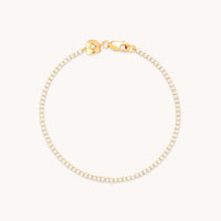 Tennis Chain Bracelet in Gold