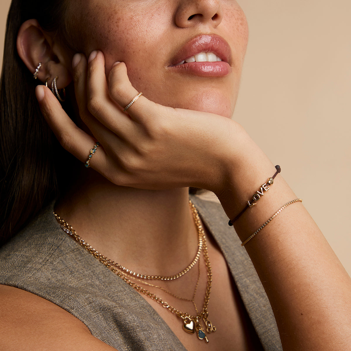 Story Strand Bracelet in Brown