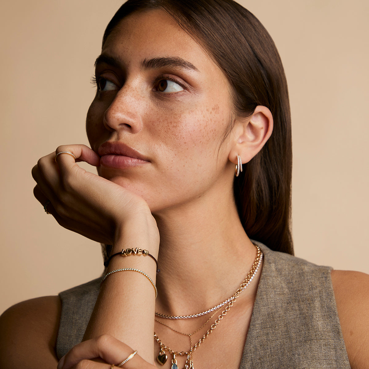 Story Strand Bracelet in Brown