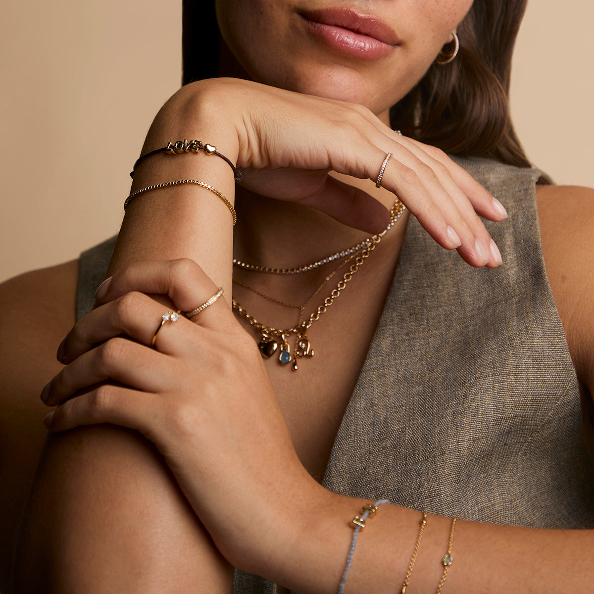 Story Strand Bracelet in Brown