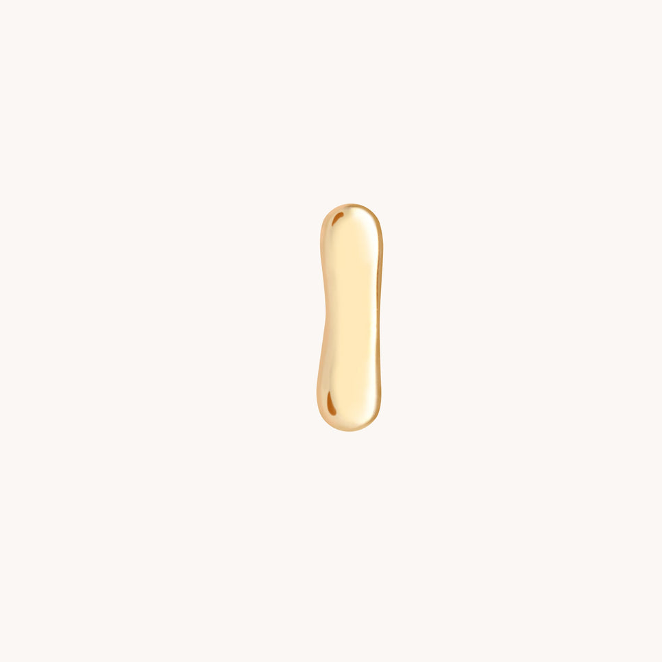 I Initial Click Charm in Solid Gold-Astrid & Miyu