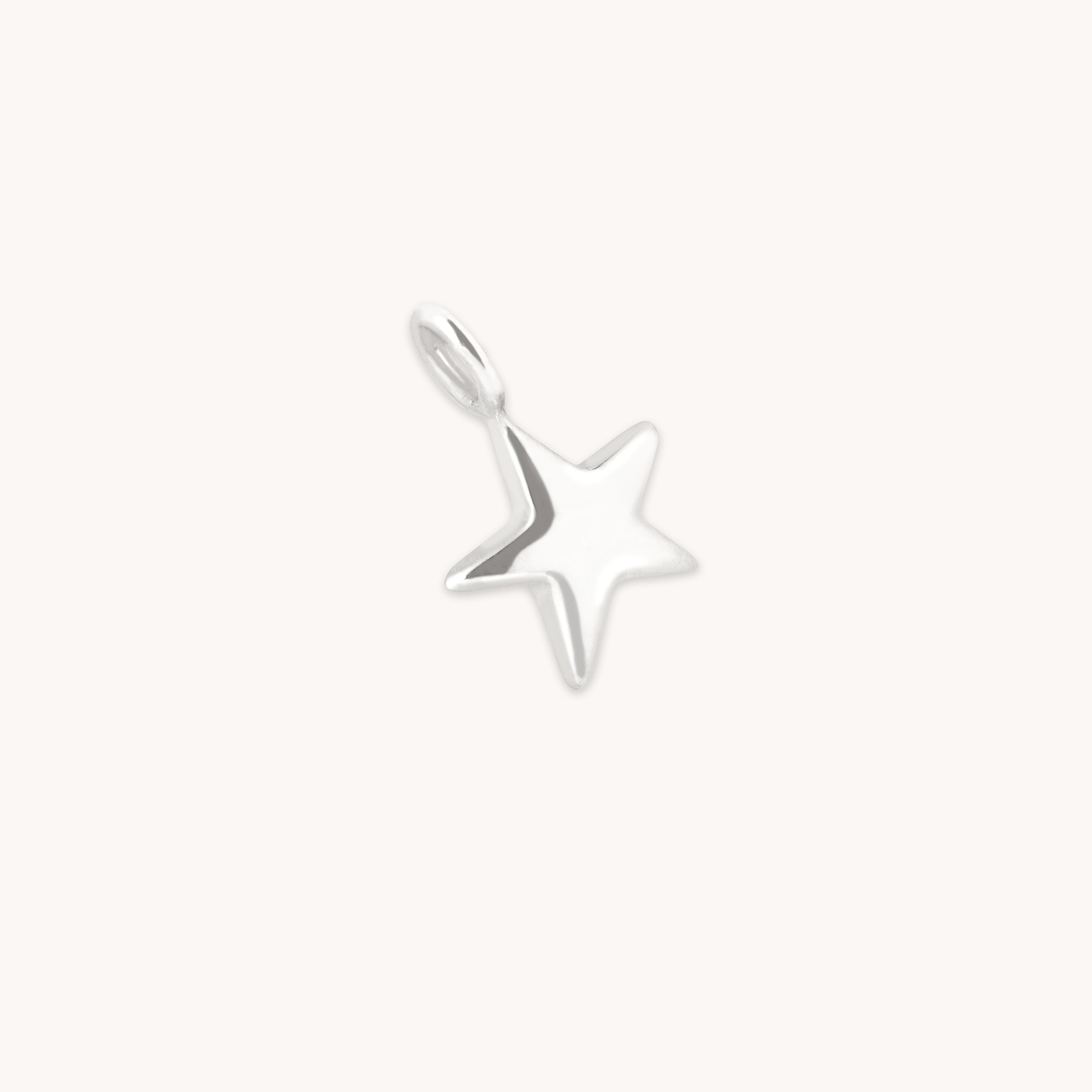 Star Charm 9k White Gold-Astrid & Miyu