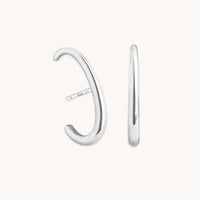 Orbit Dome Stud in Silver