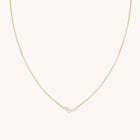 Crystal Scatter Necklace in Gold