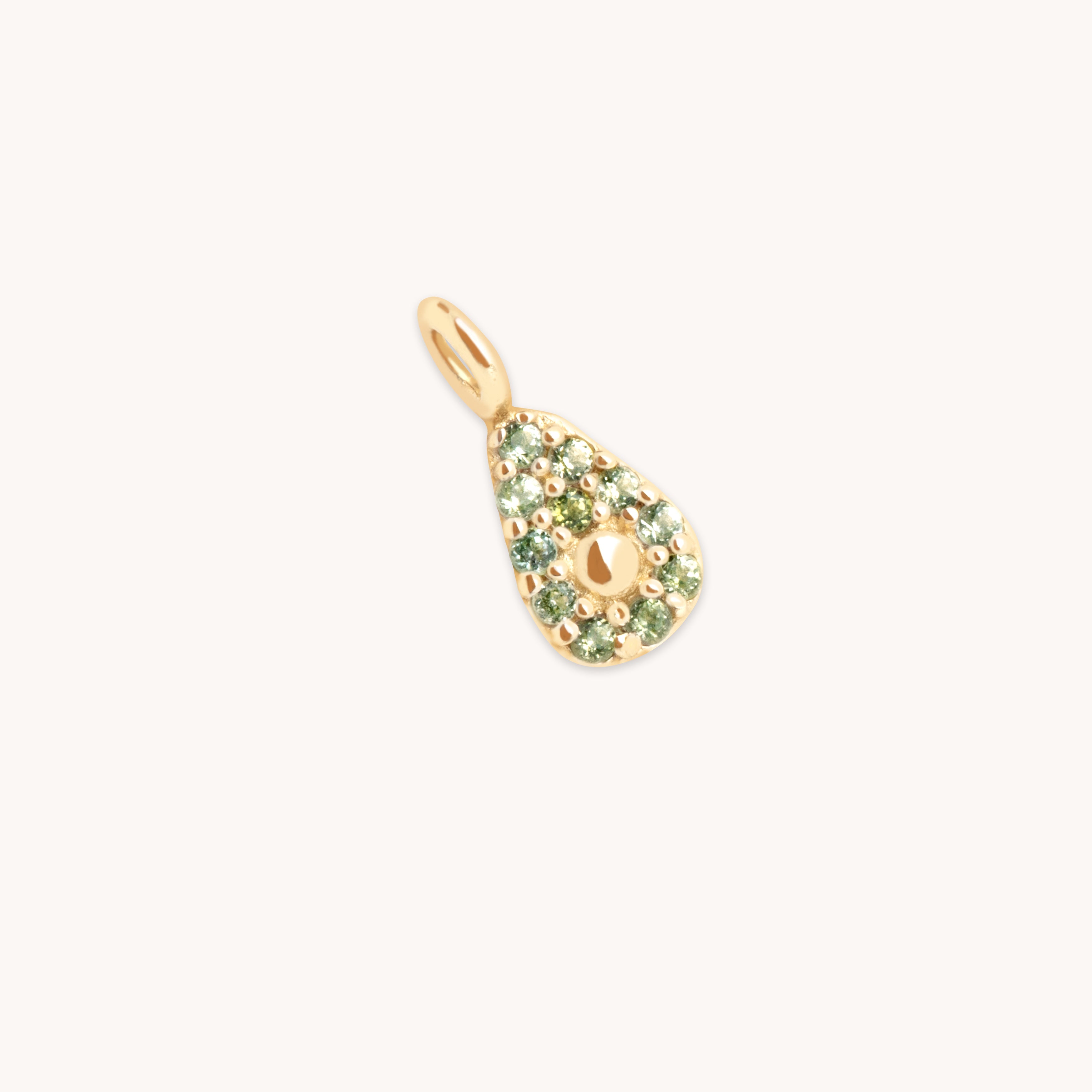 Avocado Charm 9k Gold