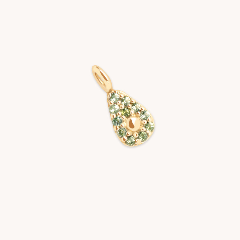 Avocado Charm 9k Gold