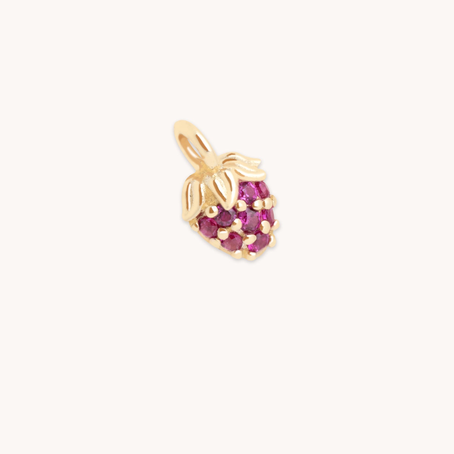 Strawberry Charm 9k Gold