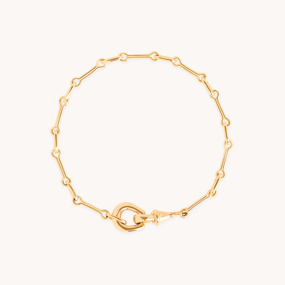 Hardware Chain Bracelet in Gold-Astrid & Miyu