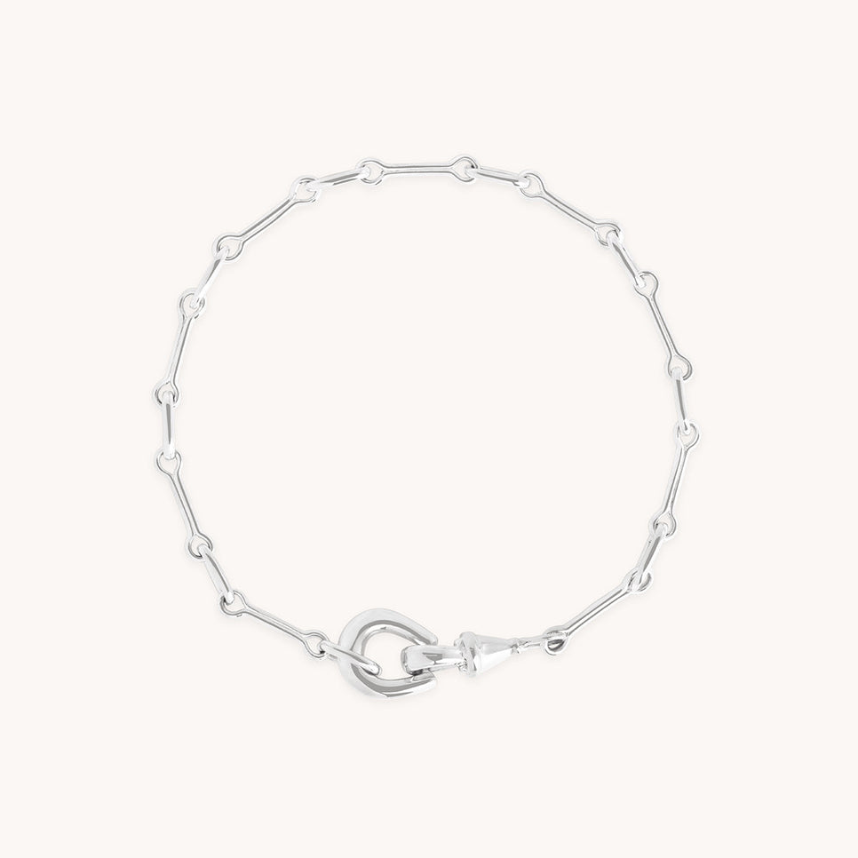 Hardware Chain Bracelet in Silver-Astrid & Miyu