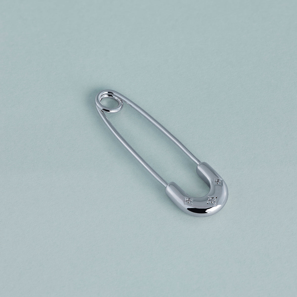 Charm Pin Brooch in Silver-Astrid & Miyu