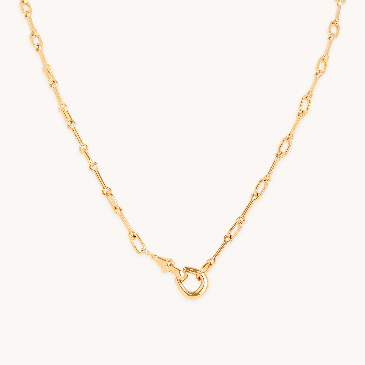 Hardware Chain Necklace in Gold-Astrid & Miyu