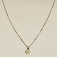 Pearl Pendant Necklace in Silver-Astrid & Miyu