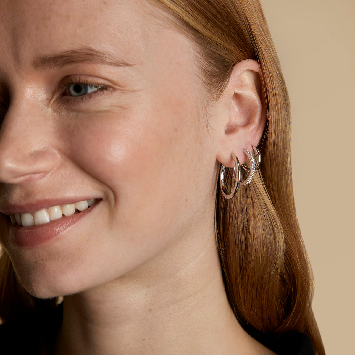 Essential Hoops Stacking Set in Silver