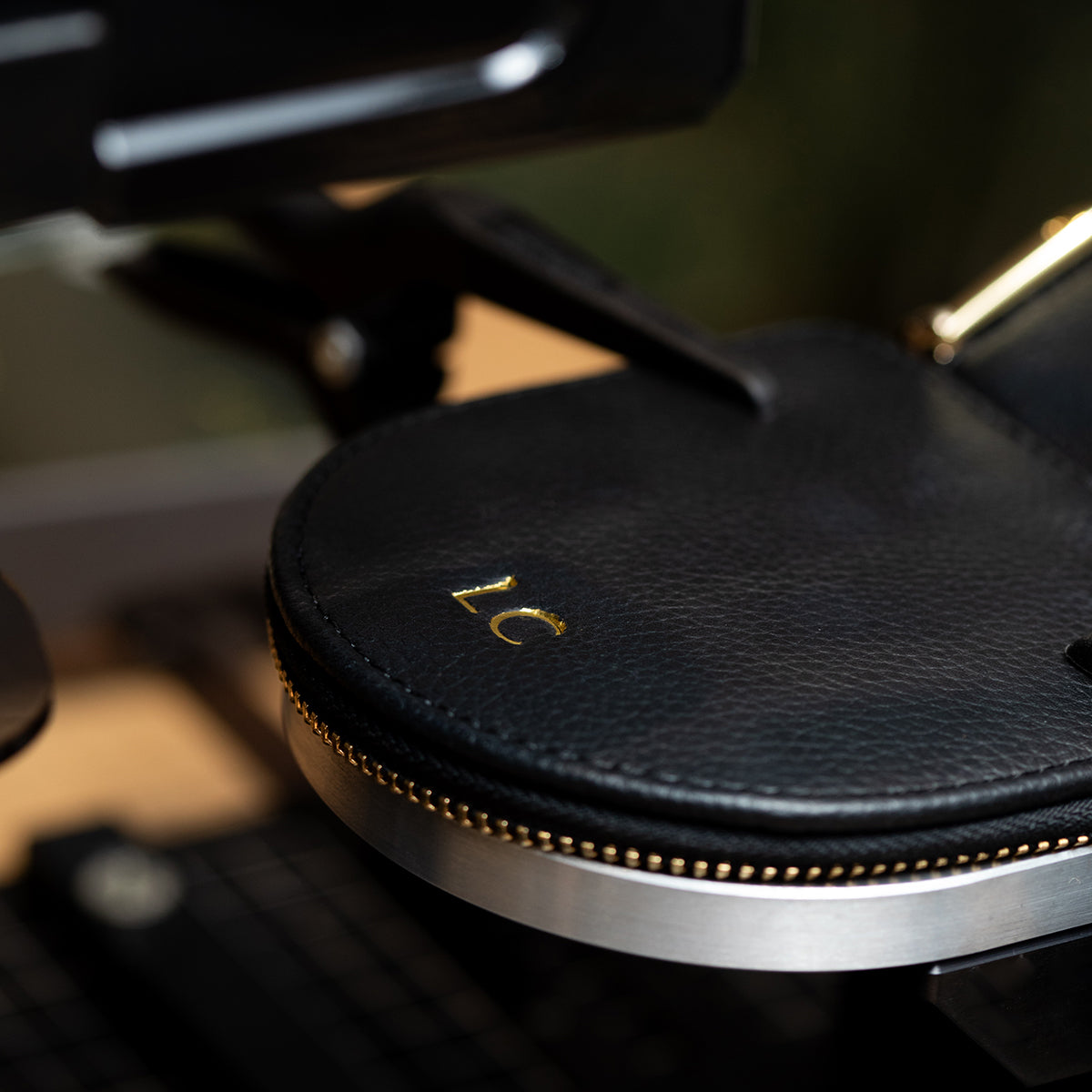 Leather Jewellery Box in Black