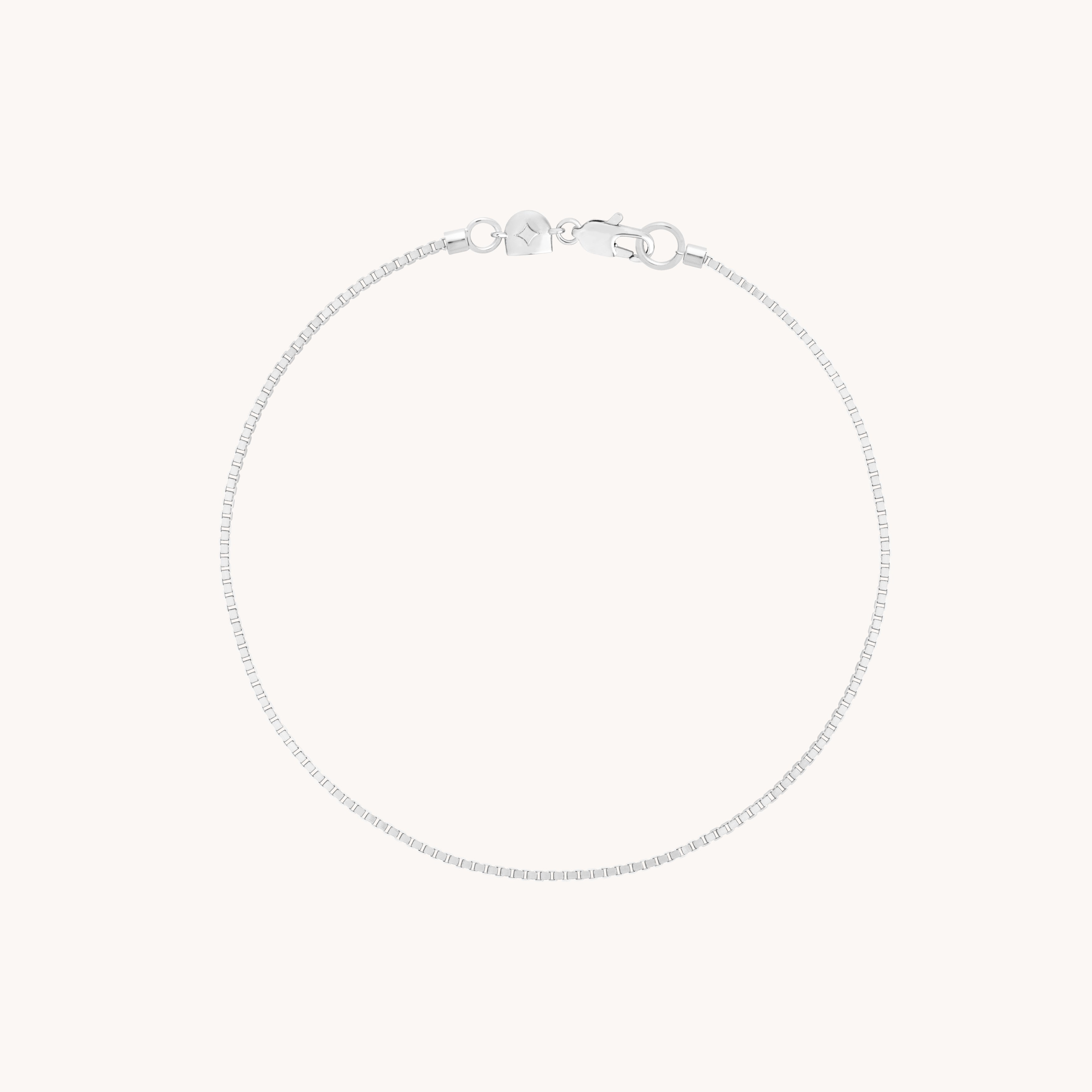 Essential Box Chain Bracelet in Silver
