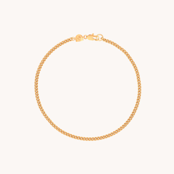 Essential Curb Chain Bracelet in Gold